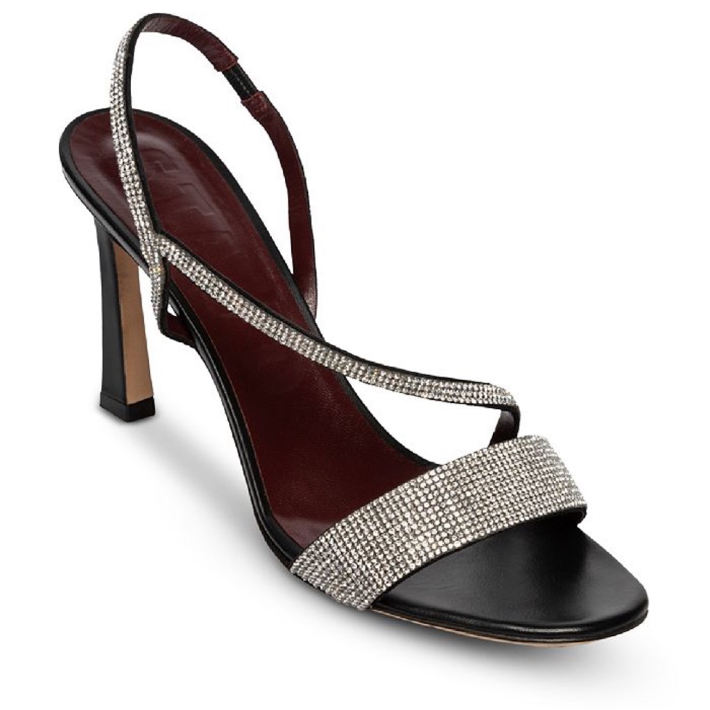 Staud Women's Nadja Rhinestone High Heel Sandals New Size 40